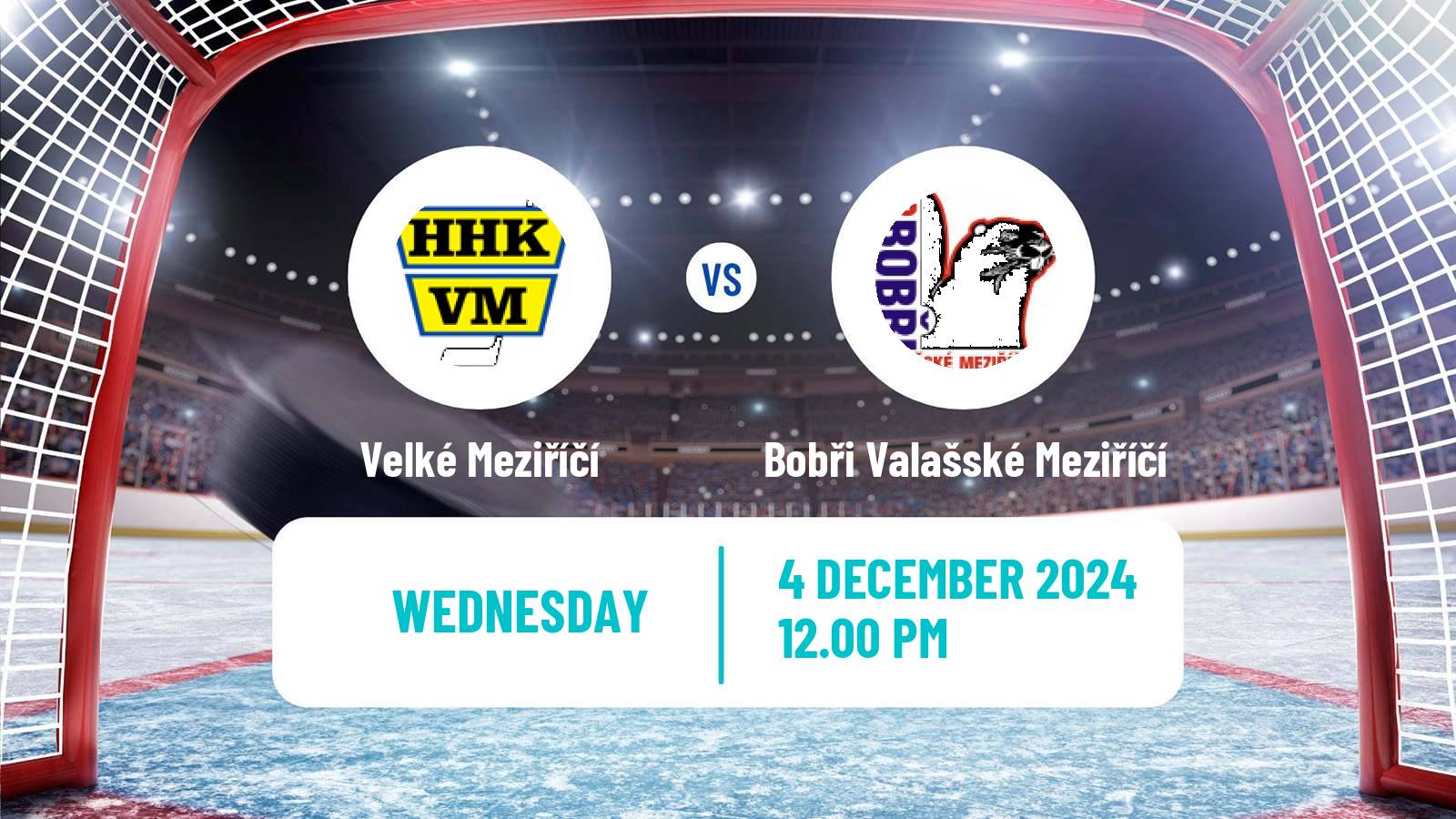 Hockey Czech 2 Liga Hockey East Velké Meziříčí - Bobři Valašské Meziříčí