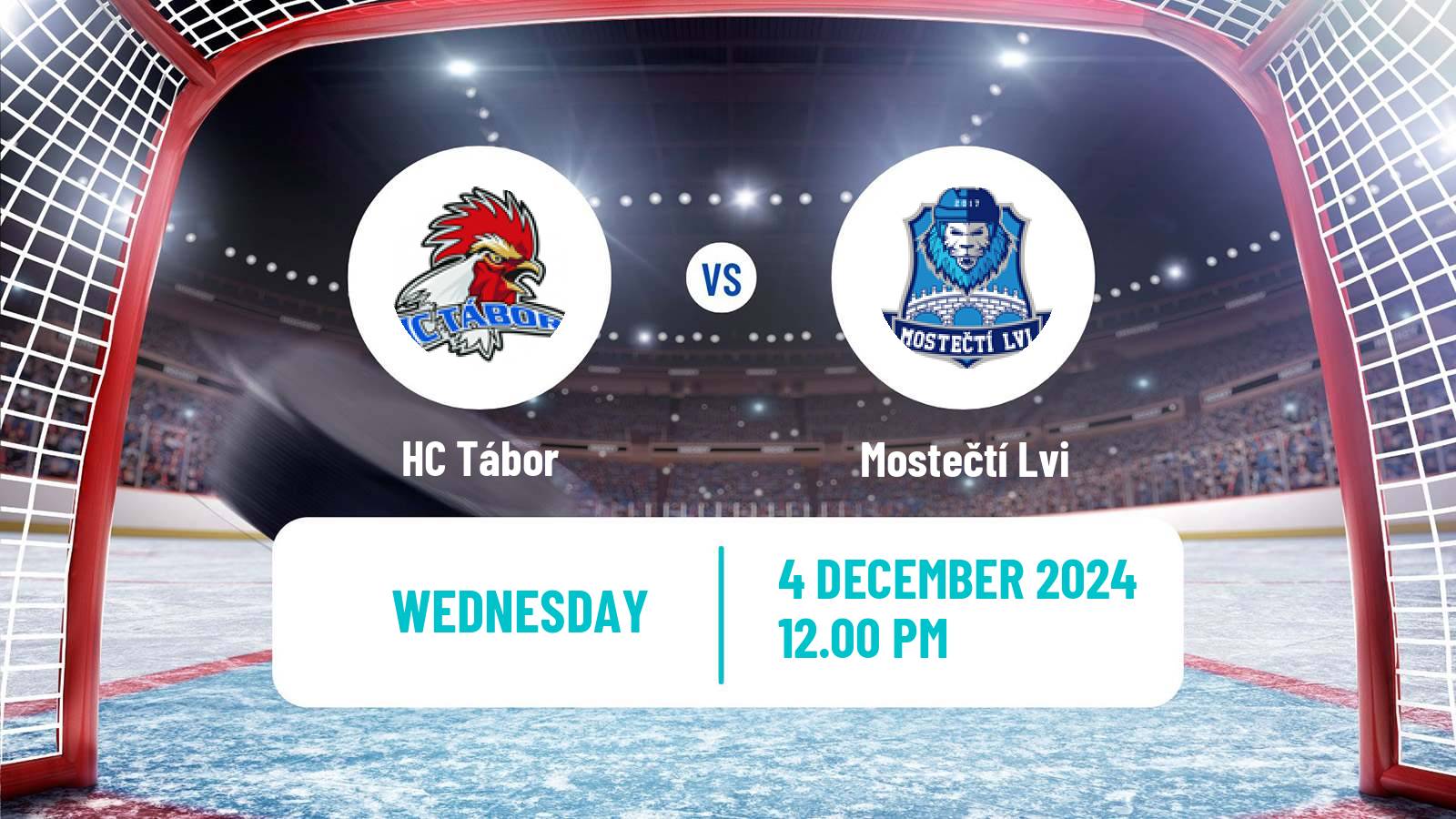 Hockey Czech 2 Liga Hockey West Tábor - Mostečtí Lvi