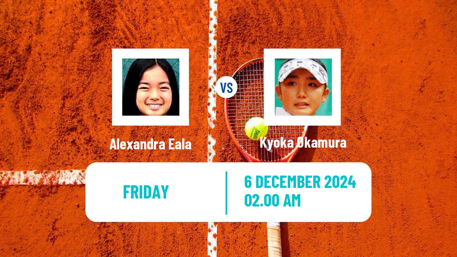 Tennis ITF W100 Dubai Women Alexandra Eala - Kyoka Okamura