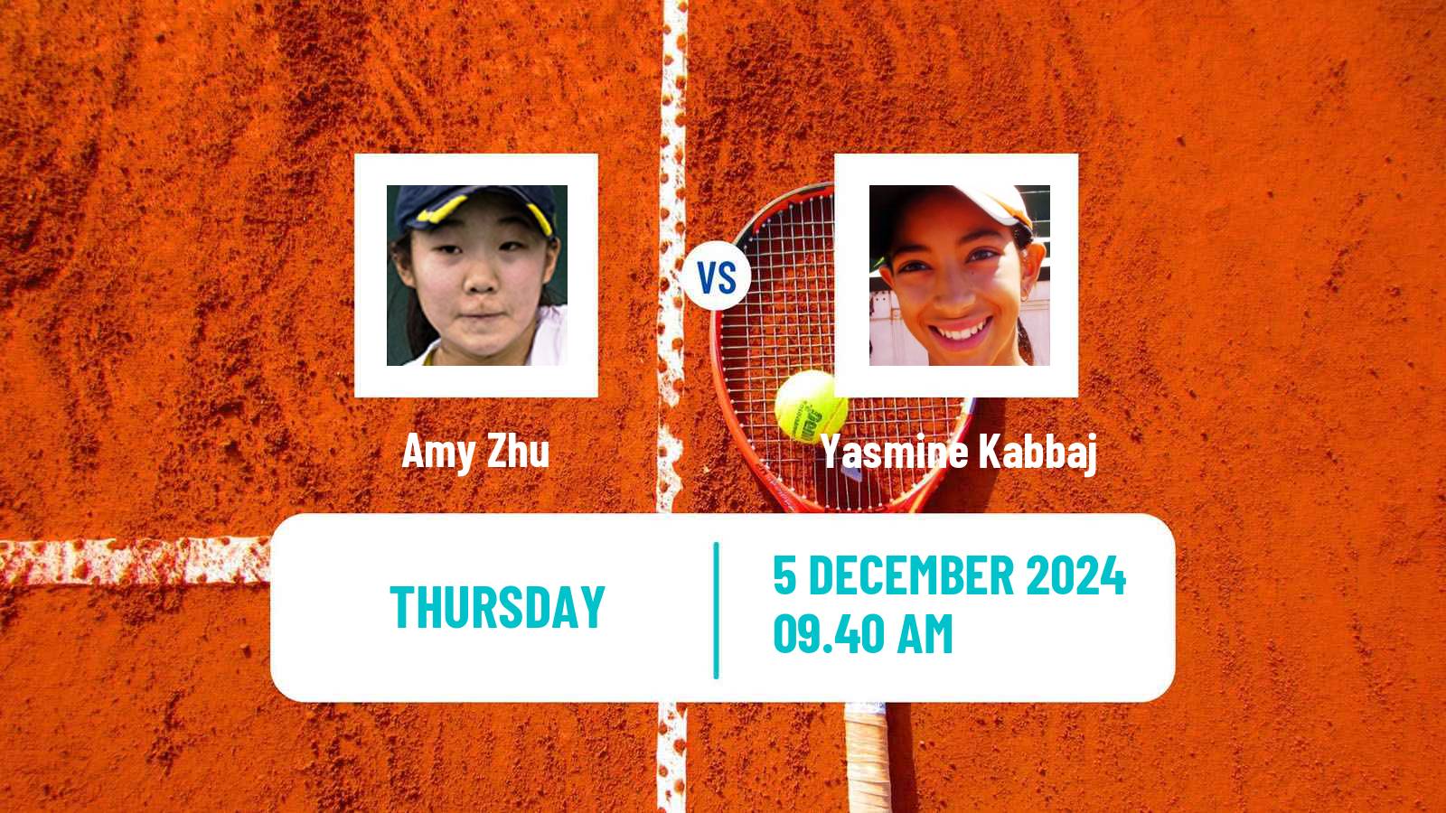 Tennis ITF W15 Antalya 19 Women Amy Zhu - Yasmine Kabbaj