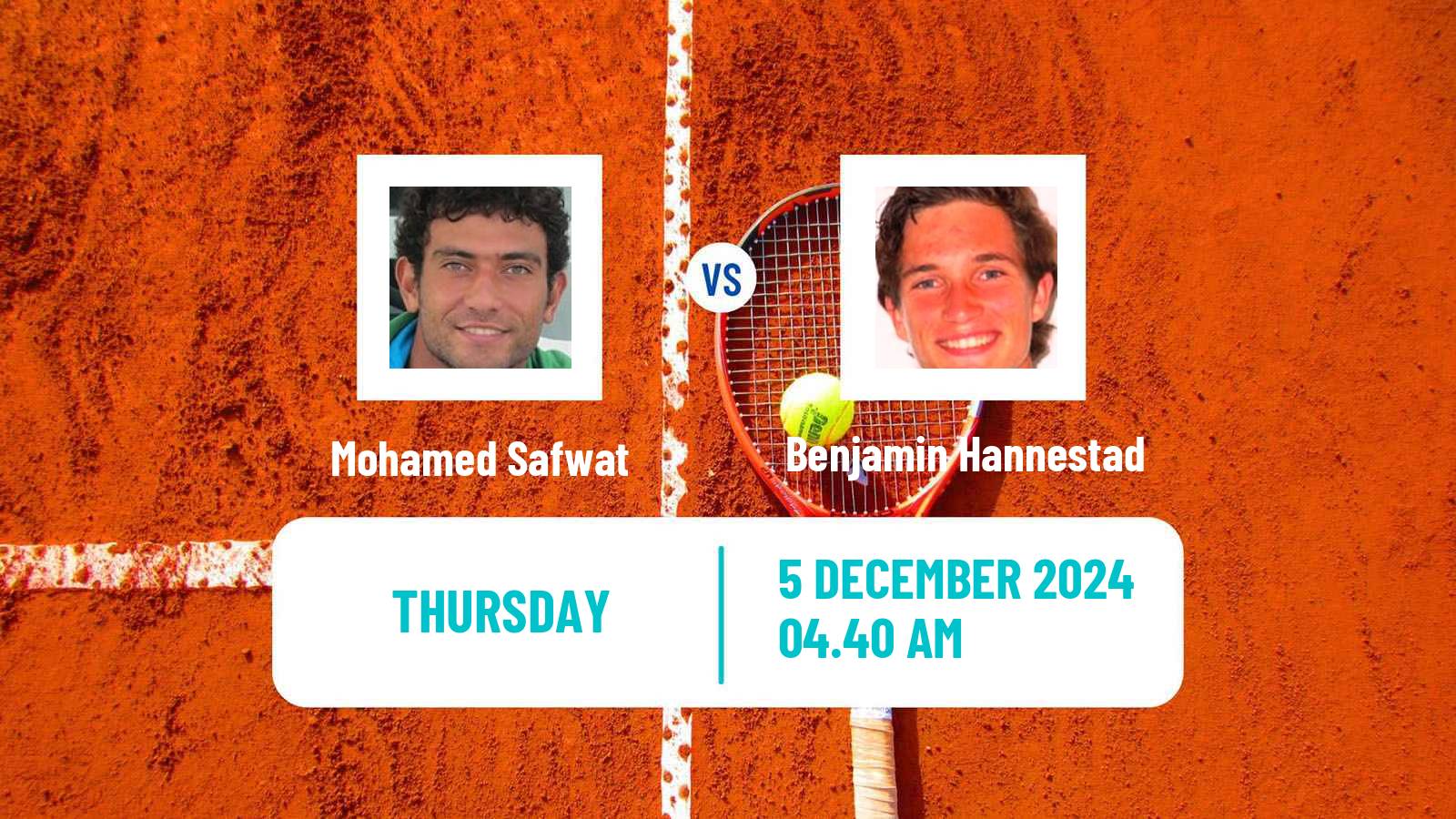 Tennis ITF M15 Sharm Elsheikh 19 Men Mohamed Safwat - Benjamin Hannestad