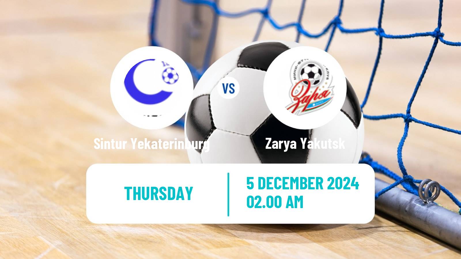 Futsal Russian Second Division Futsal Sintur Yekaterinburg - Zarya Yakutsk