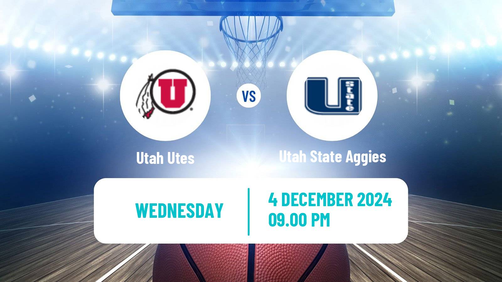 Basketball NCAA College Basketball Women Utah Utes - Utah State Aggies