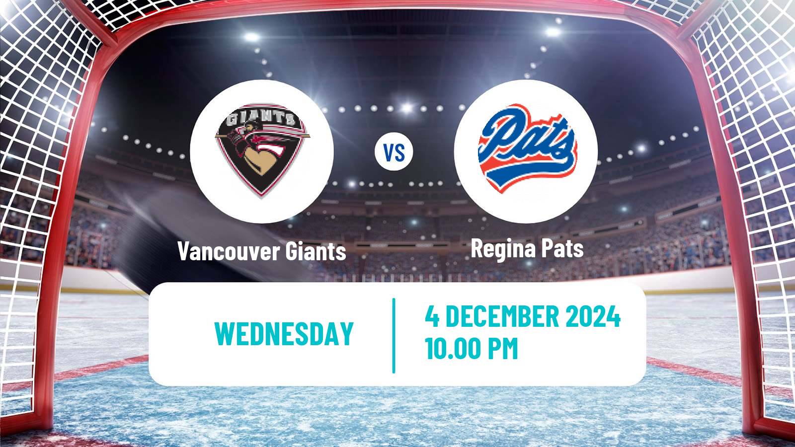 Hockey WHL Vancouver Giants - Regina Pats