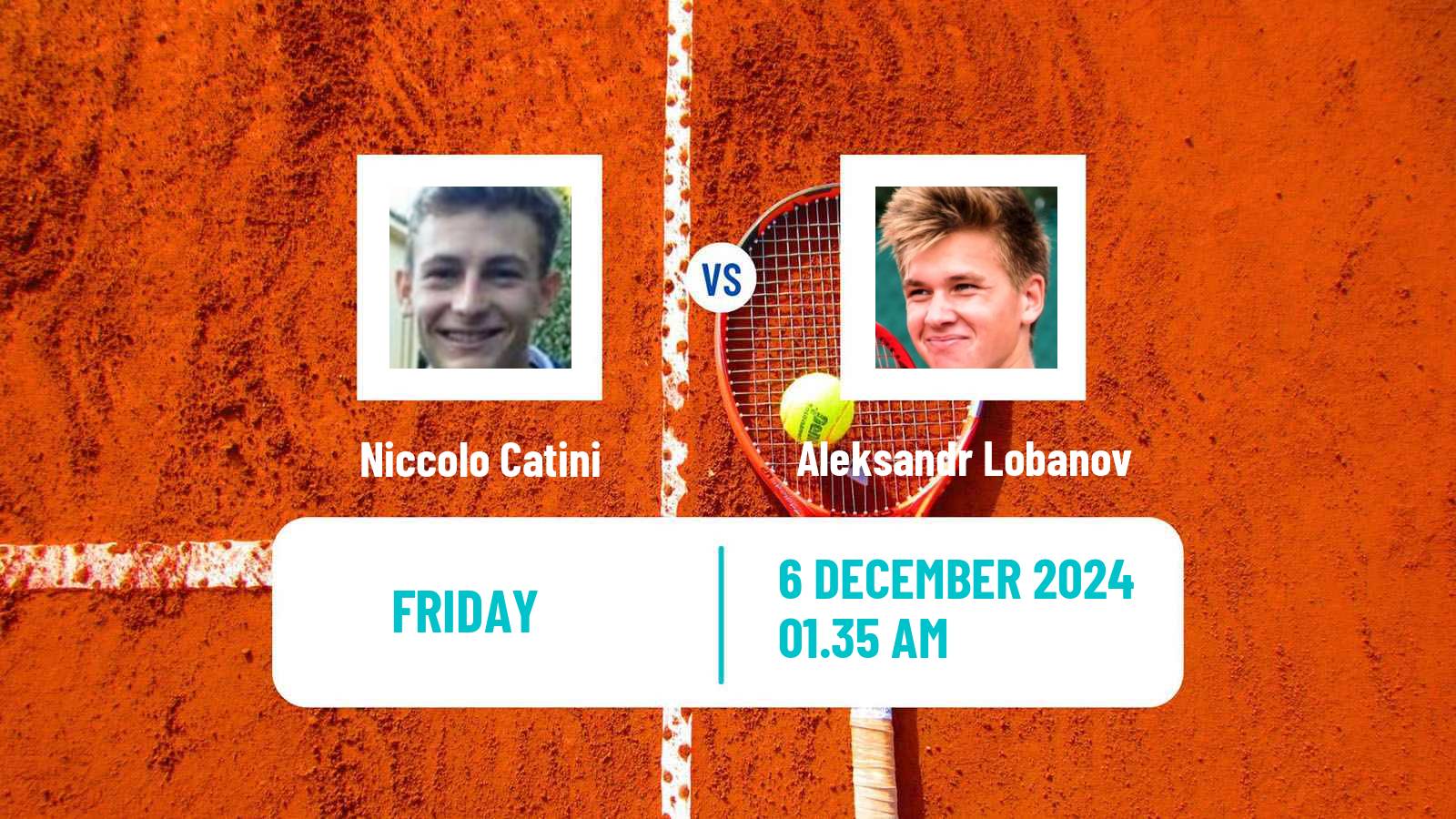 Tennis ITF M15 Antalya 18 Men Niccolo Catini - Aleksandr Lobanov