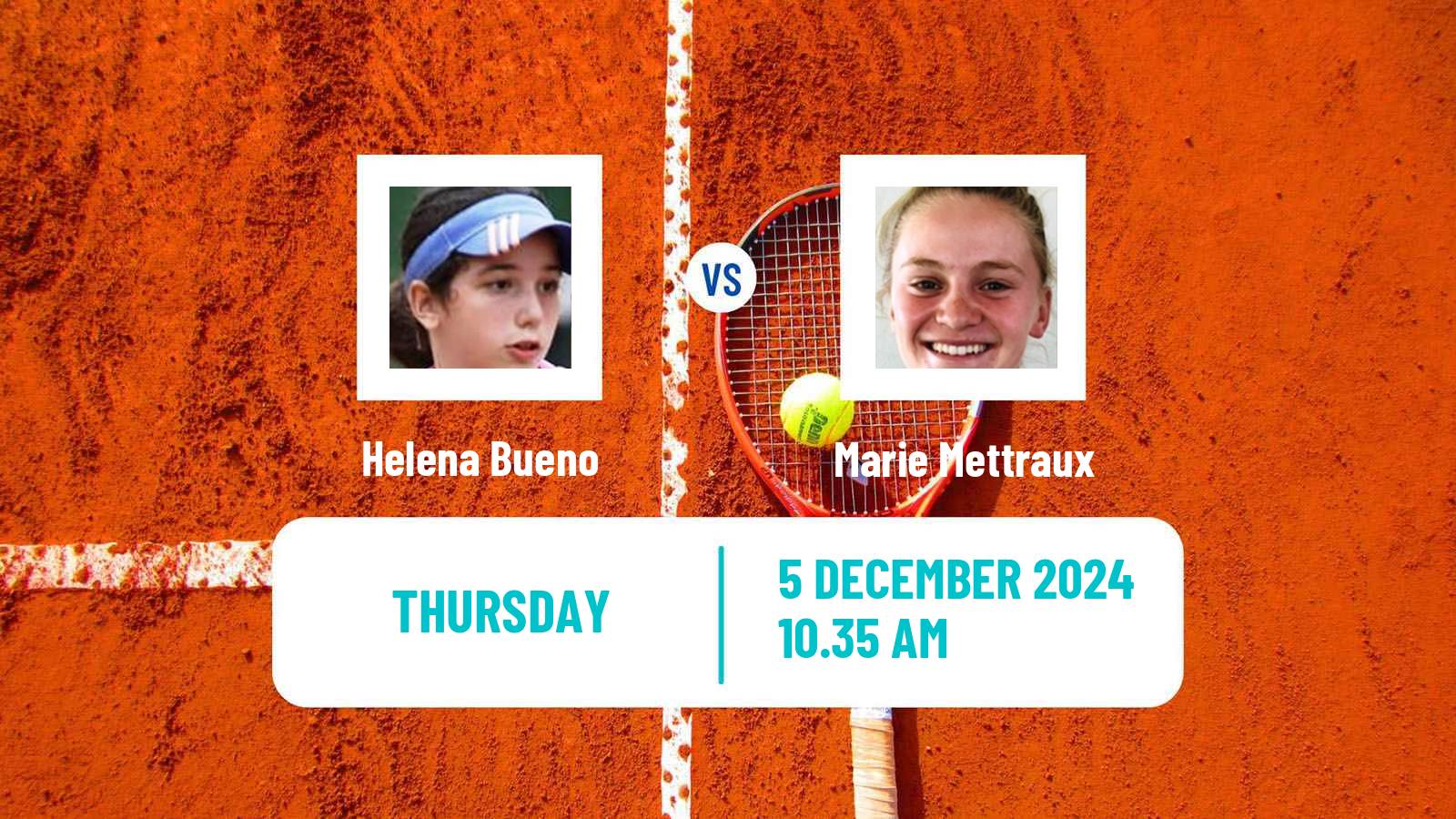 Tennis ITF W15 Joinville Women Helena Bueno - Marie Mettraux