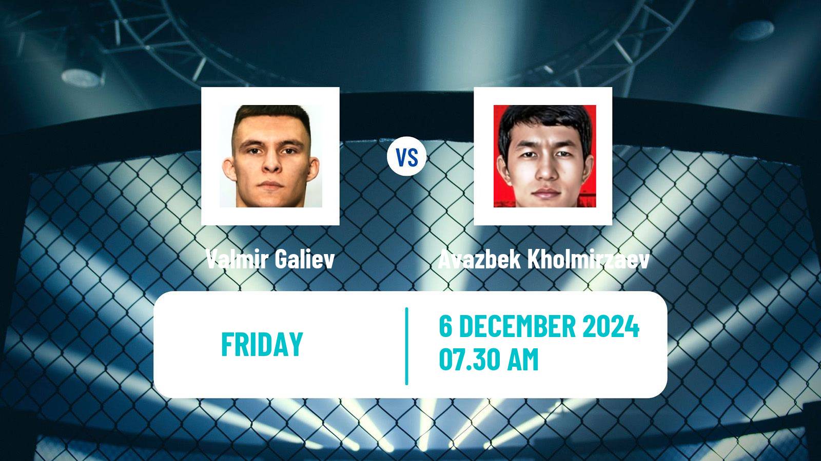 MMA Flyweight One Championship Men Valmir Galiev - Avazbek Kholmirzaev