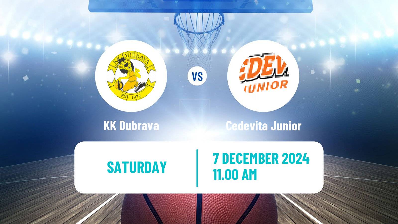 Basketball Croatian Premijer Liga Basketball Dubrava - Cedevita Junior