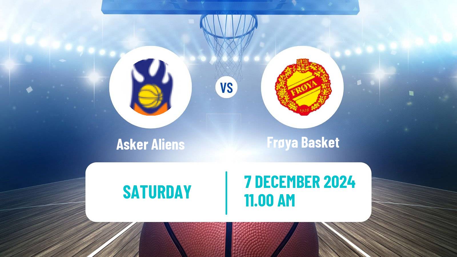 Basketball Norwegian BLNO Asker Aliens - Frøya Basket