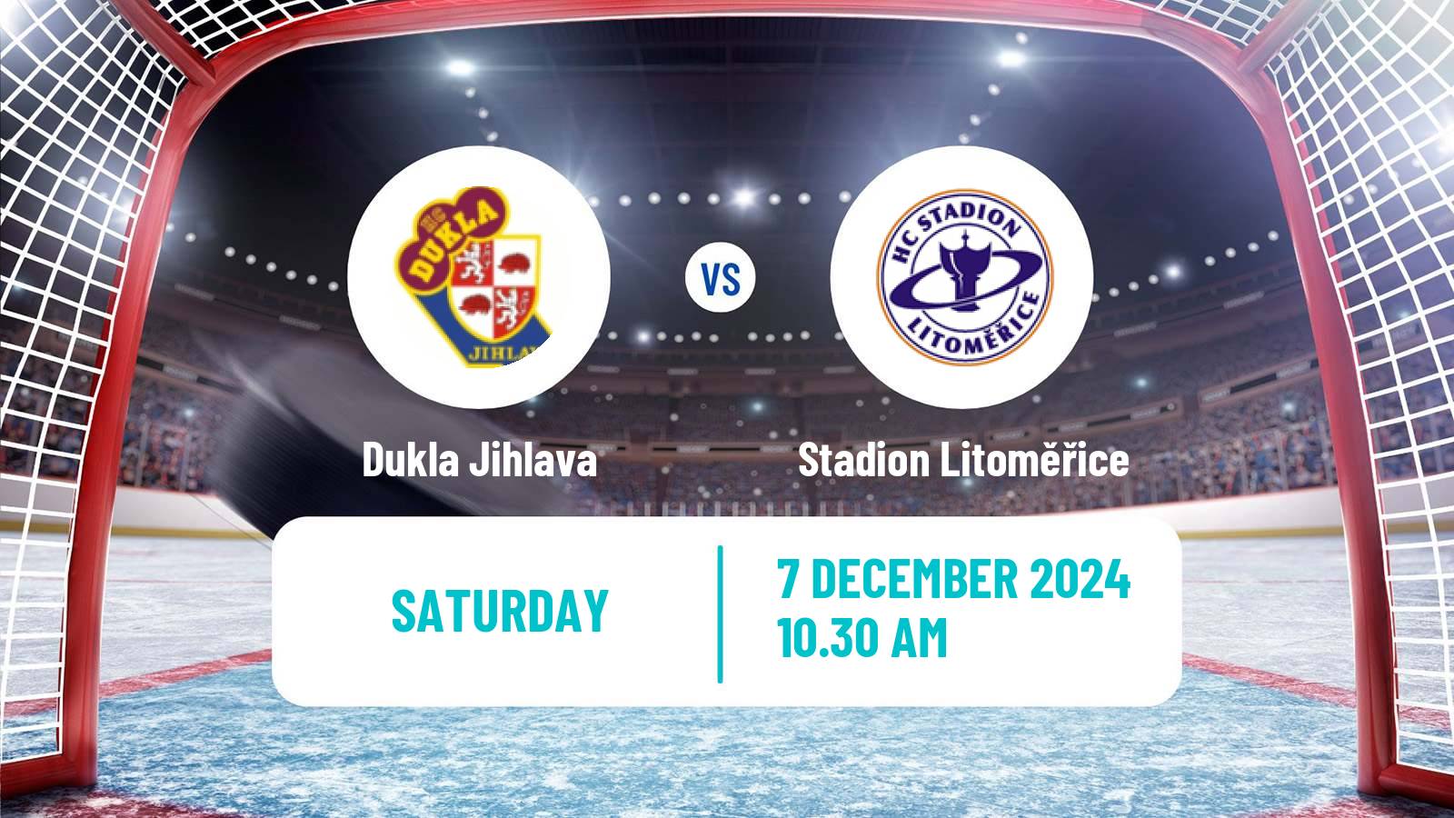 Hockey Czech Chance Liga Dukla Jihlava - Stadion Litoměřice