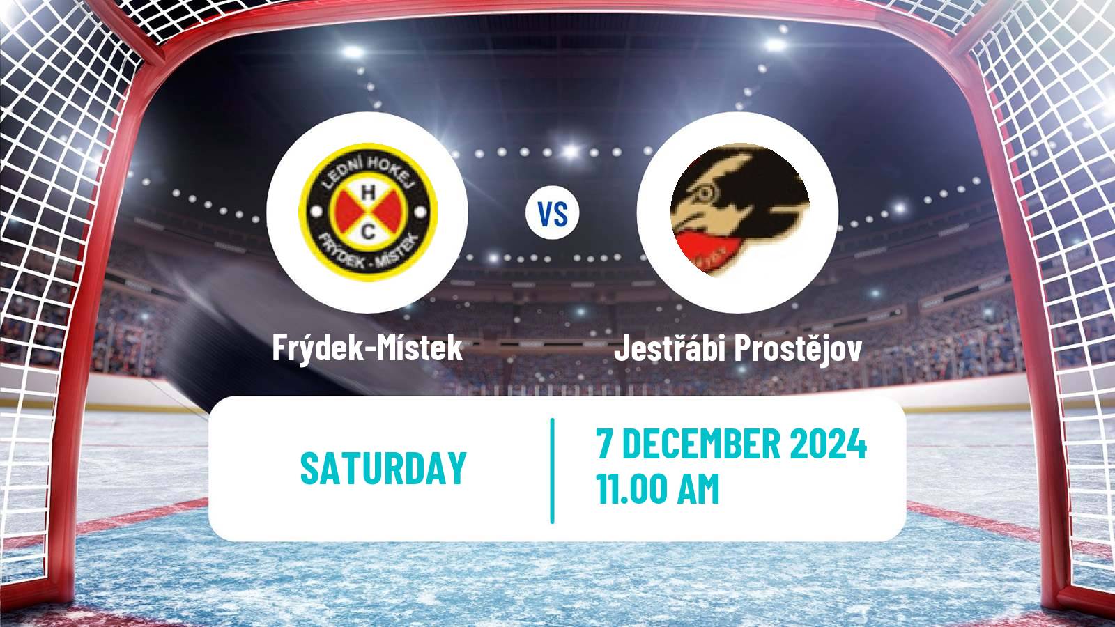 Hockey Czech Chance Liga Frýdek-Místek - Jestřábi Prostějov