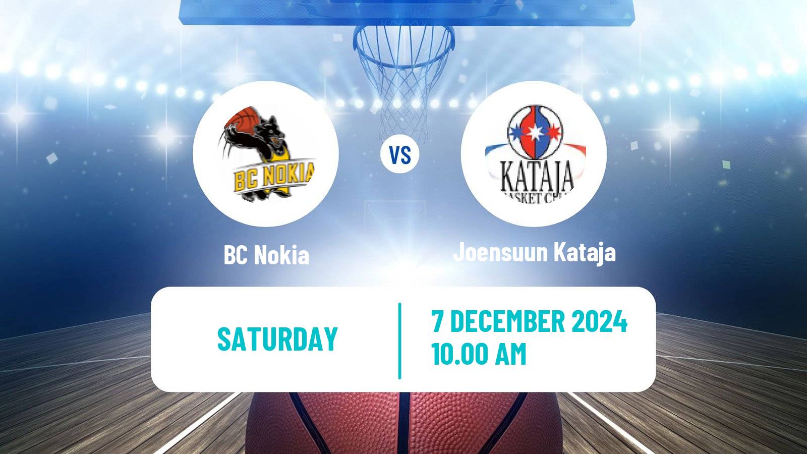 Basketball Finnish Korisliiga BC Nokia - Joensuun Kataja