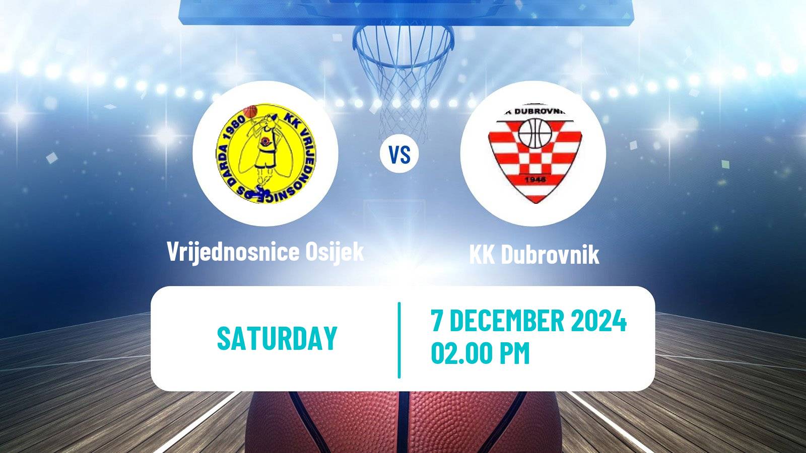 Basketball Croatian Premijer Liga Basketball Vrijednosnice Osijek - Dubrovnik