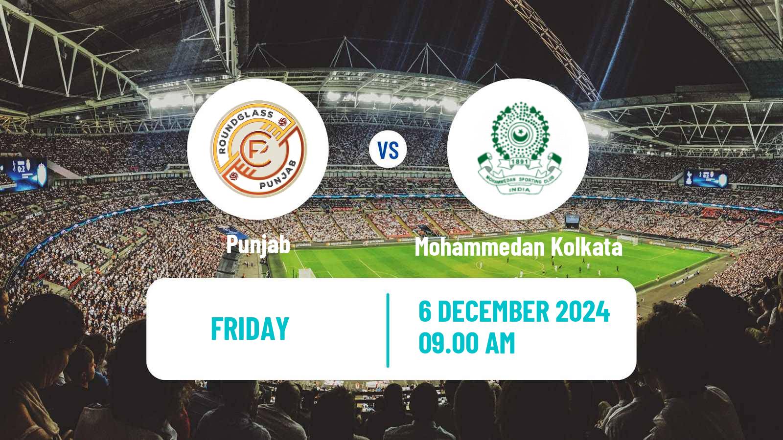 Soccer Indian ISL Punjab - Mohammedan Kolkata