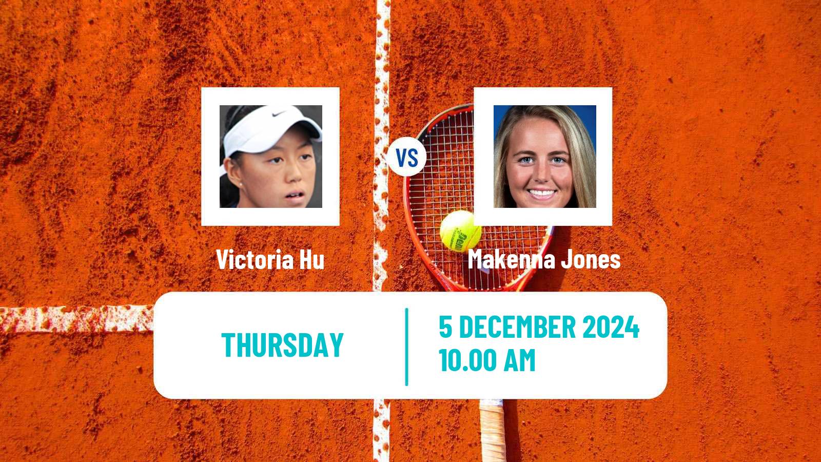 Tennis ITF W50 Tampa Fl Women Victoria Hu - Makenna Jones