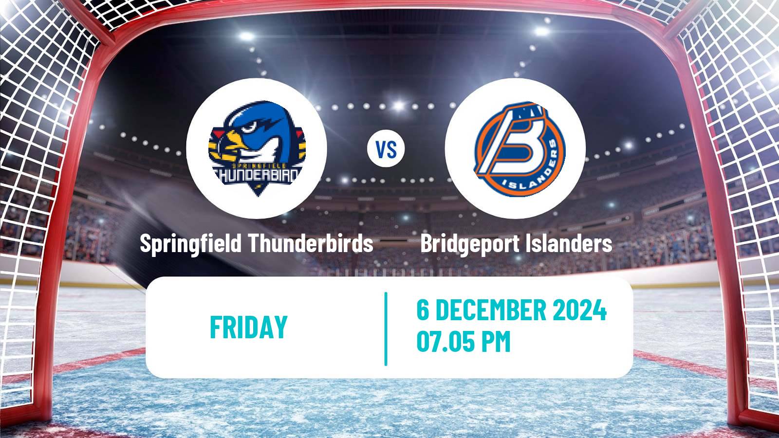 Hockey AHL Springfield Thunderbirds - Bridgeport Islanders