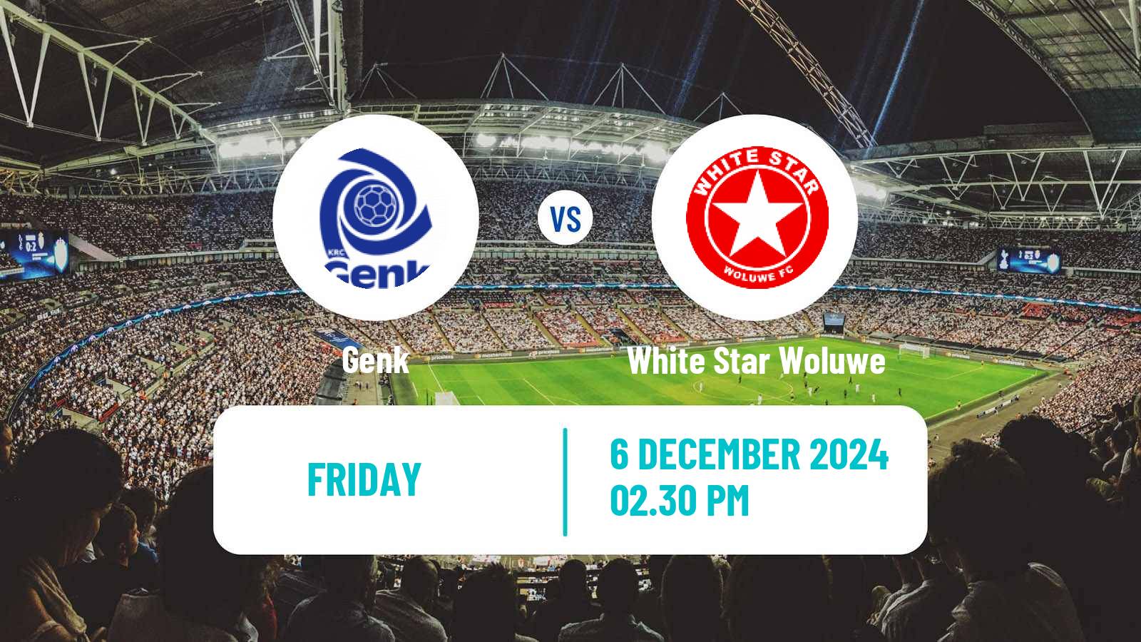 Soccer Belgian Cup Women Genk - White Star Woluwe