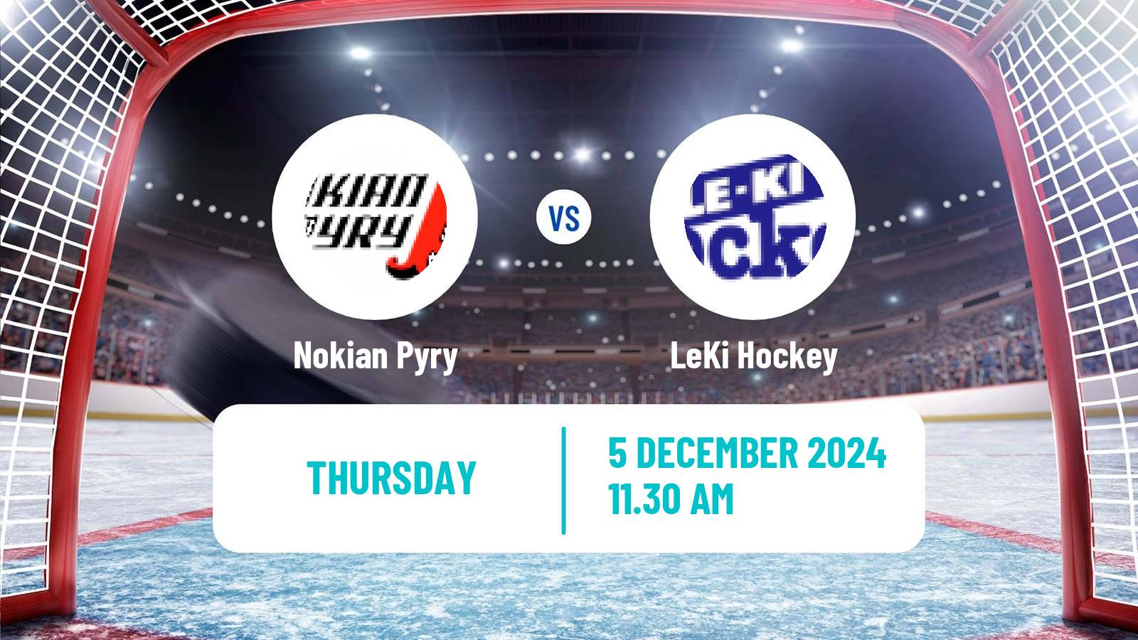 Hockey Finnish Suomi-sarja Nokian Pyry - LeKi