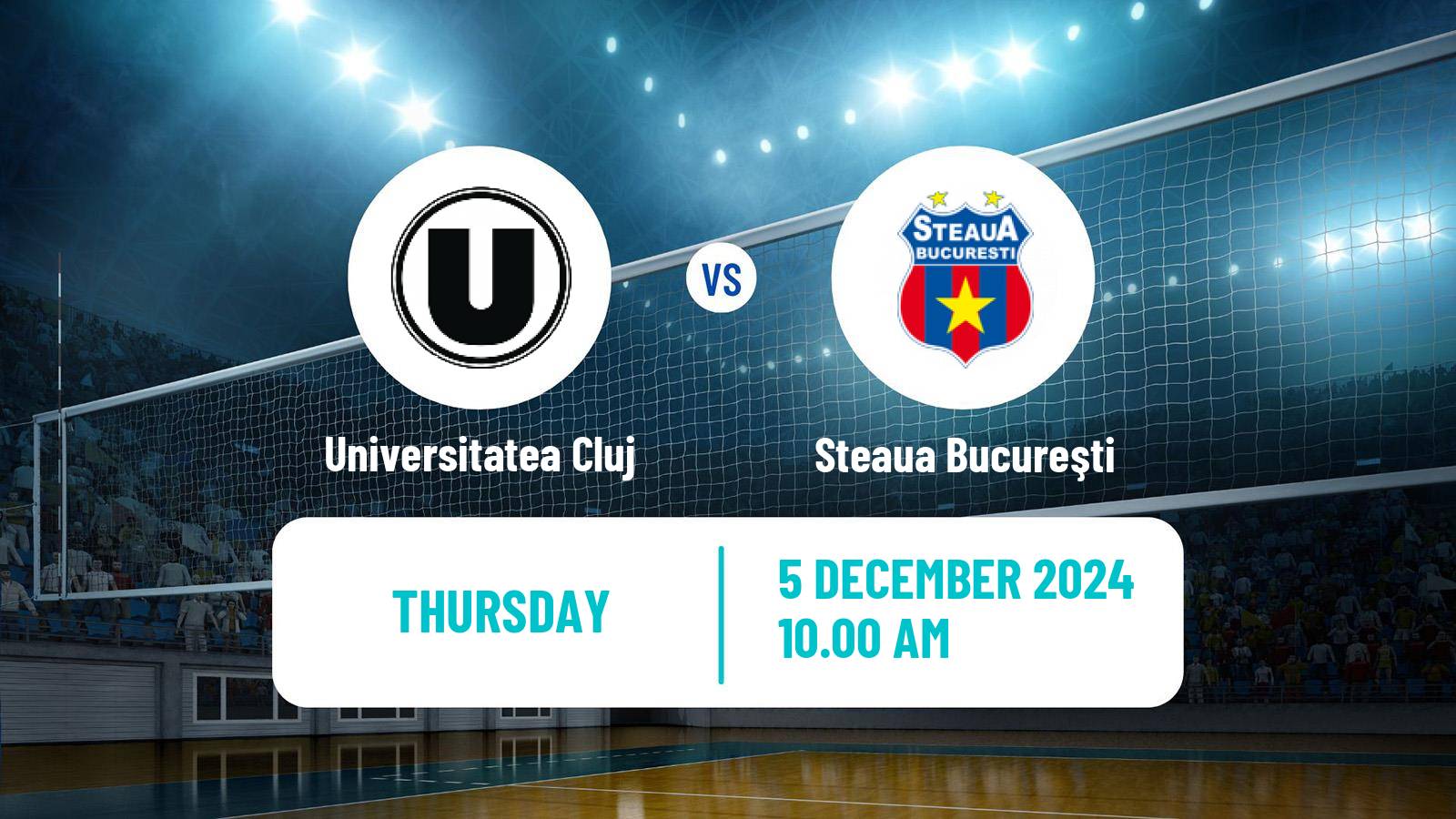 Volleyball Romanian Divizia A1 Volleyball Universitatea Cluj - Steaua Bucureşti