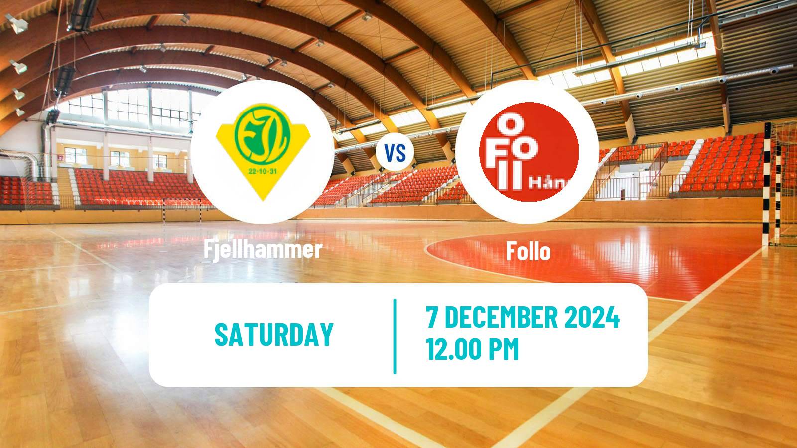 Handball Norwegian Eliteserien Handball Fjellhammer - Follo