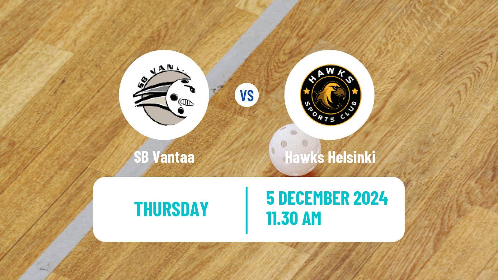 Floorball Finnish Divari SB Vantaa - Hawks Helsinki