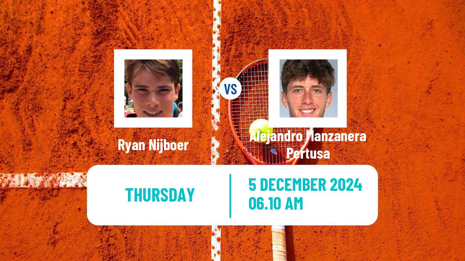 Tennis ITF M15 Madrid 4 Men Ryan Nijboer - Alejandro Manzanera Pertusa