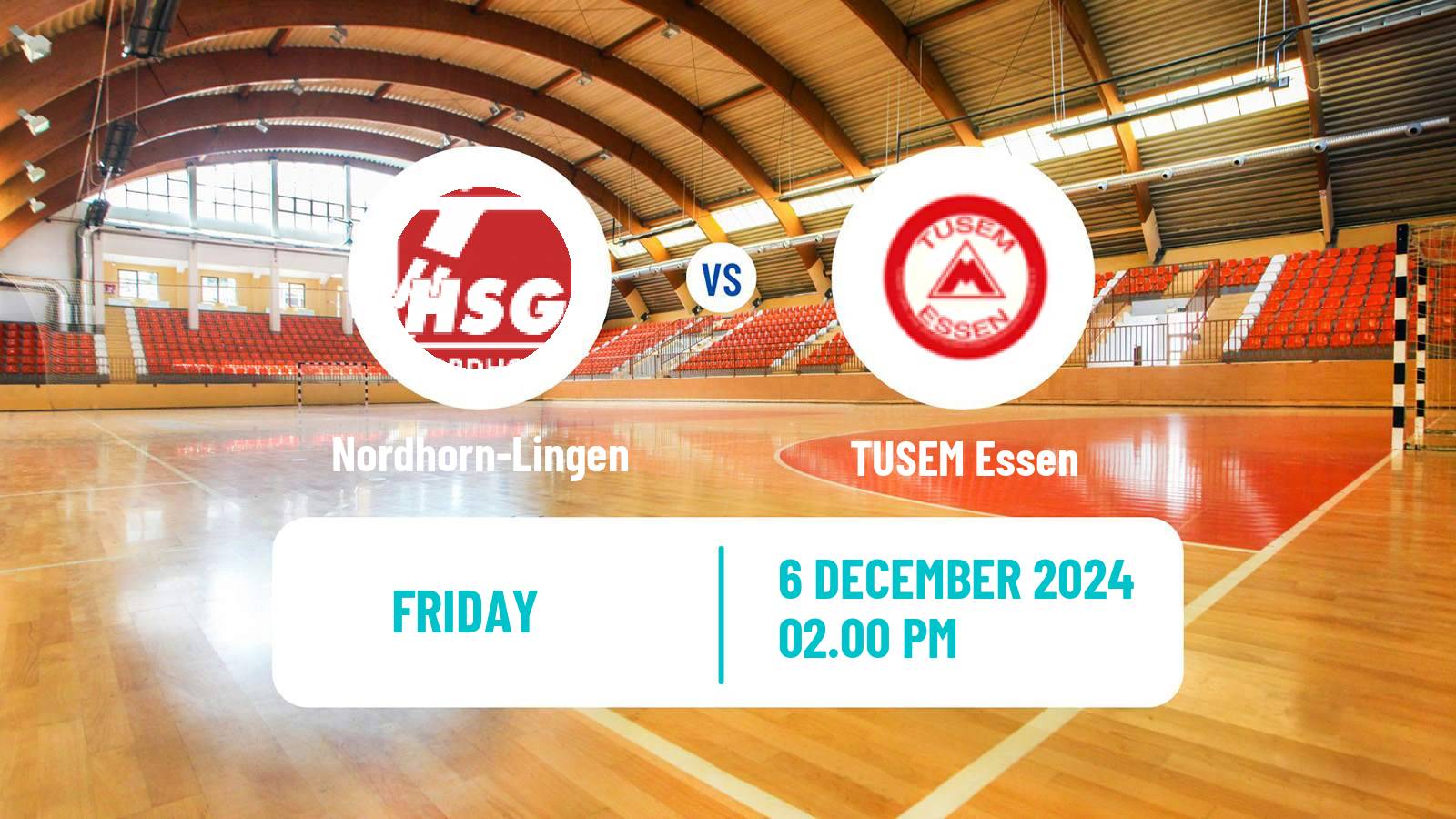 Handball German 2 Bundesliga Handball Nordhorn-Lingen - TUSEM Essen