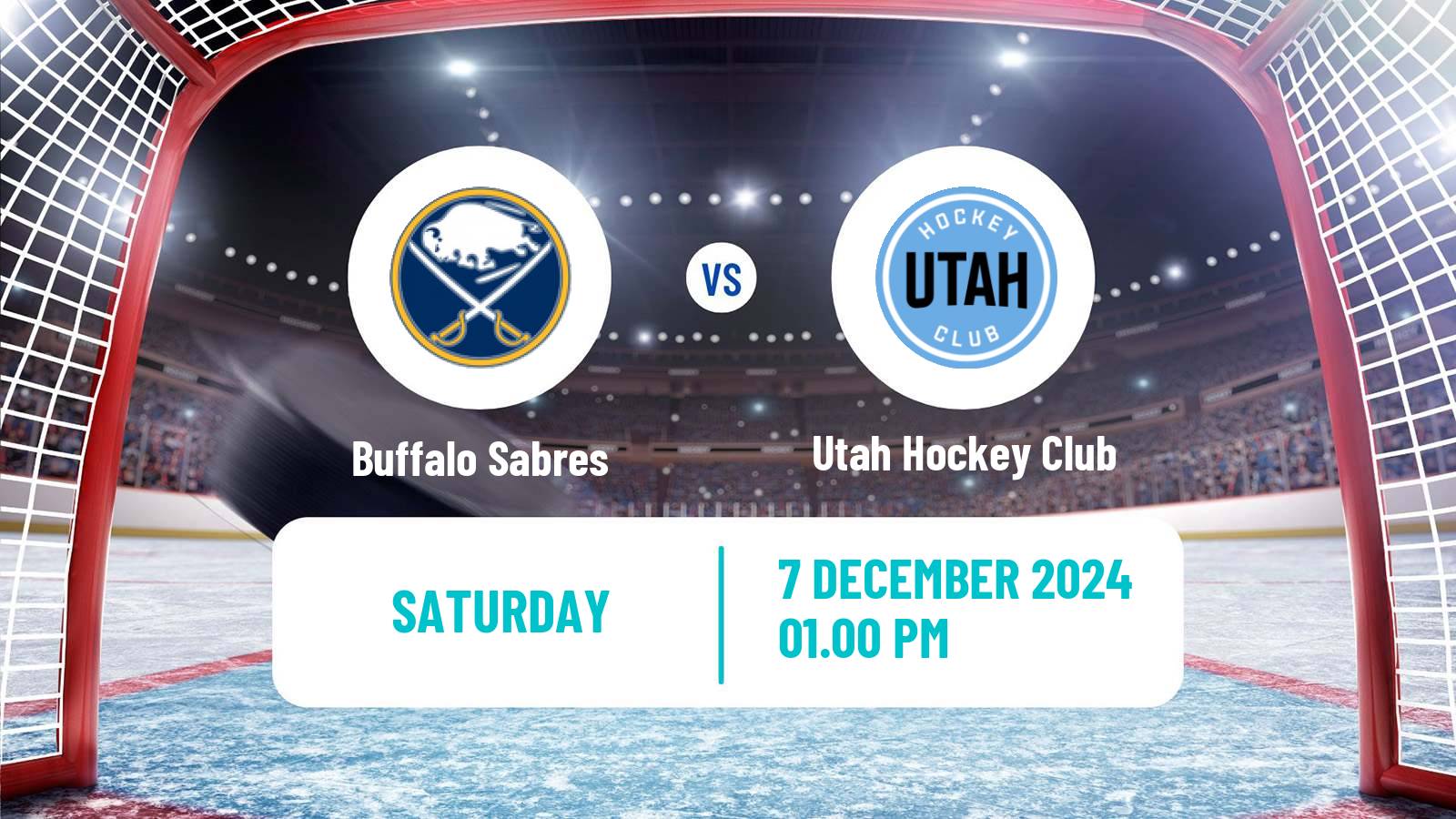 Hockey NHL Buffalo Sabres - Utah Hockey Club