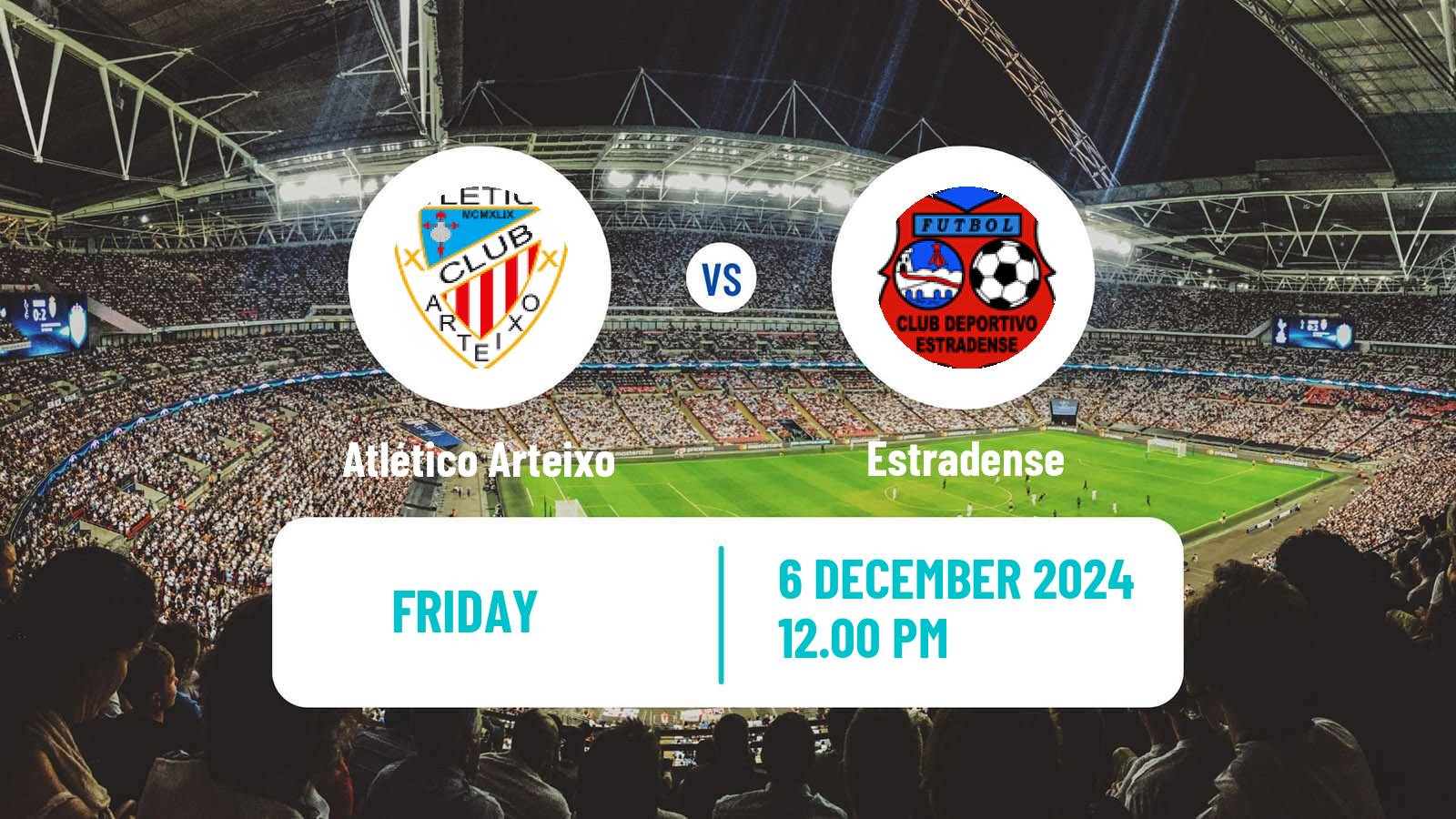 Soccer Spanish Tercera RFEF - Group 1 Atlético Arteixo - Estradense