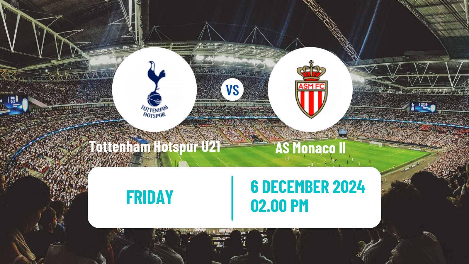 Soccer English Premier League International Cup Tottenham Hotspur U21 - Monaco II