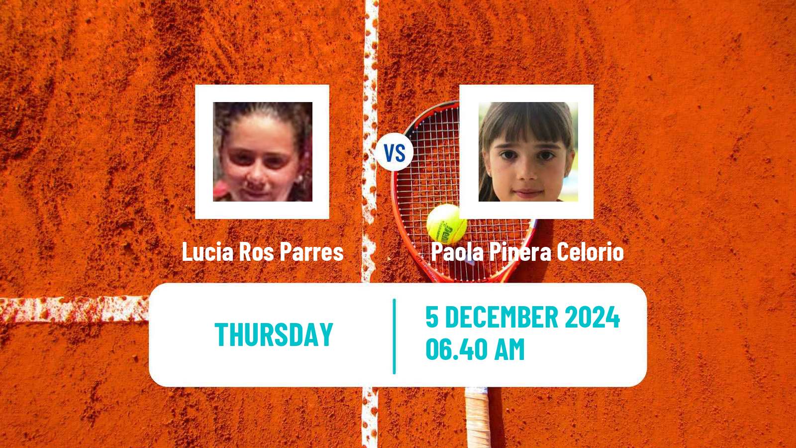 Tennis ITF W15 Melilla Women Lucia Ros Parres - Paola Pinera Celorio