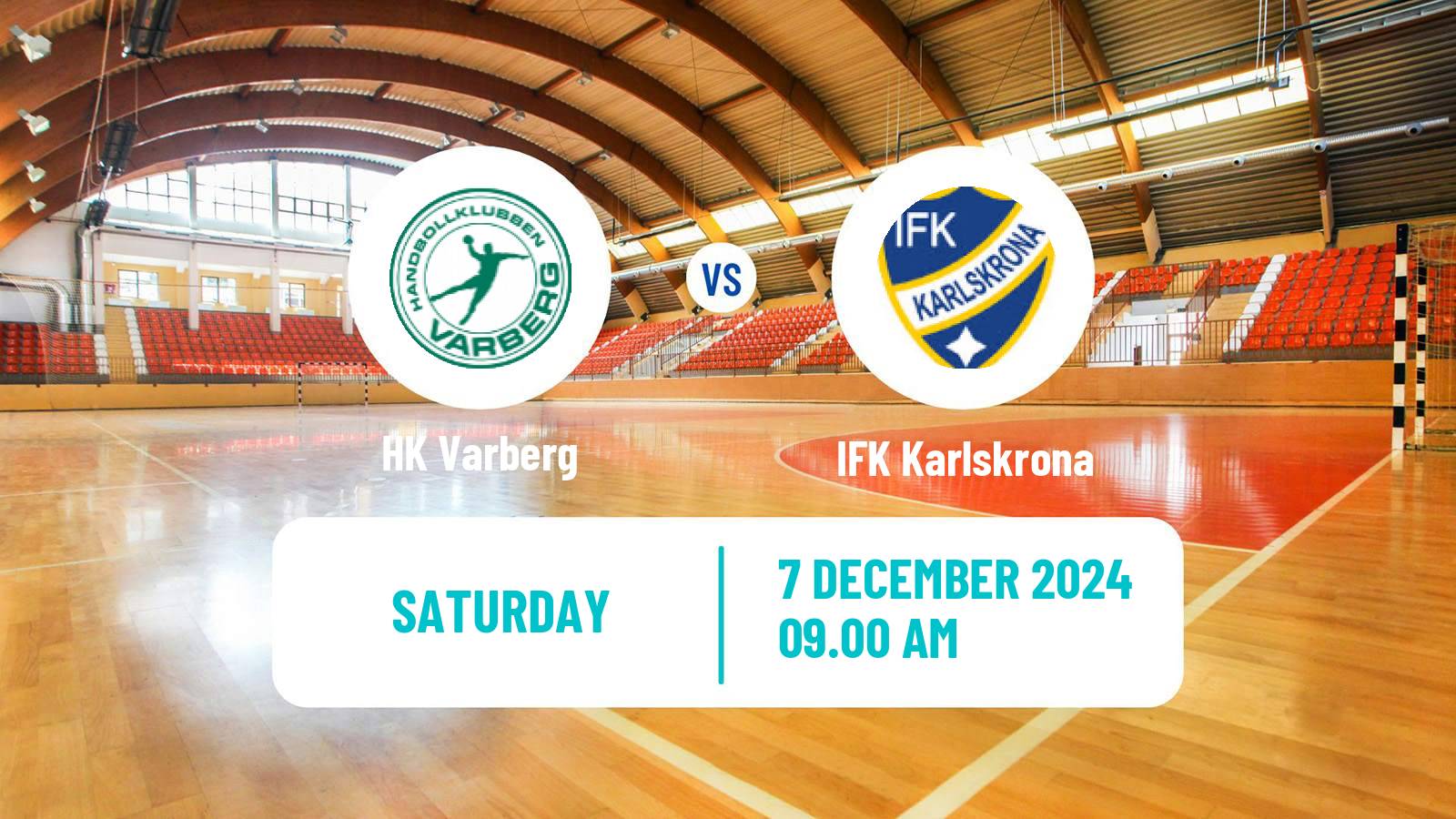 Handball Swedish Allsvenskan Handball Varberg - IFK Karlskrona