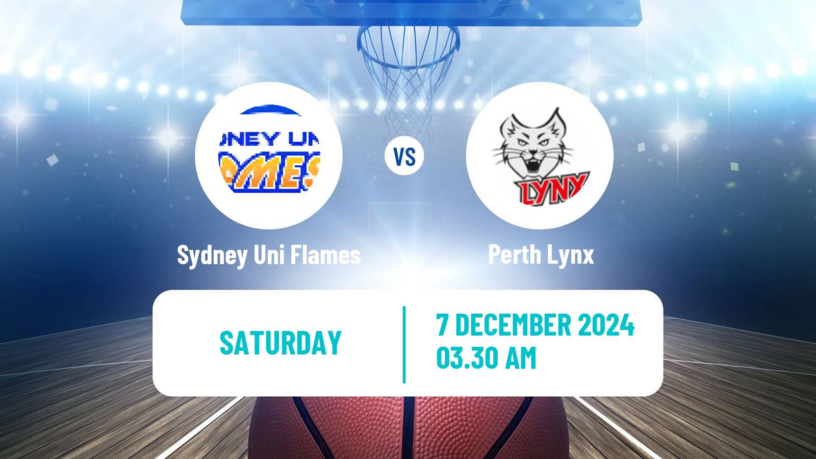 Basketball Australian WNBL Sydney Uni Flames - Perth Lynx