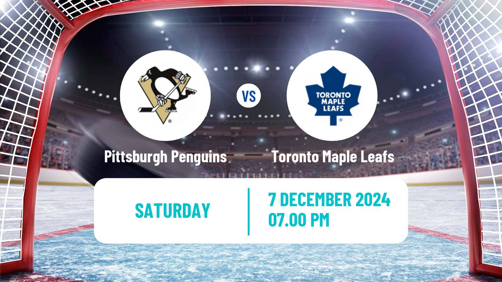 Hockey NHL Pittsburgh Penguins - Toronto Maple Leafs