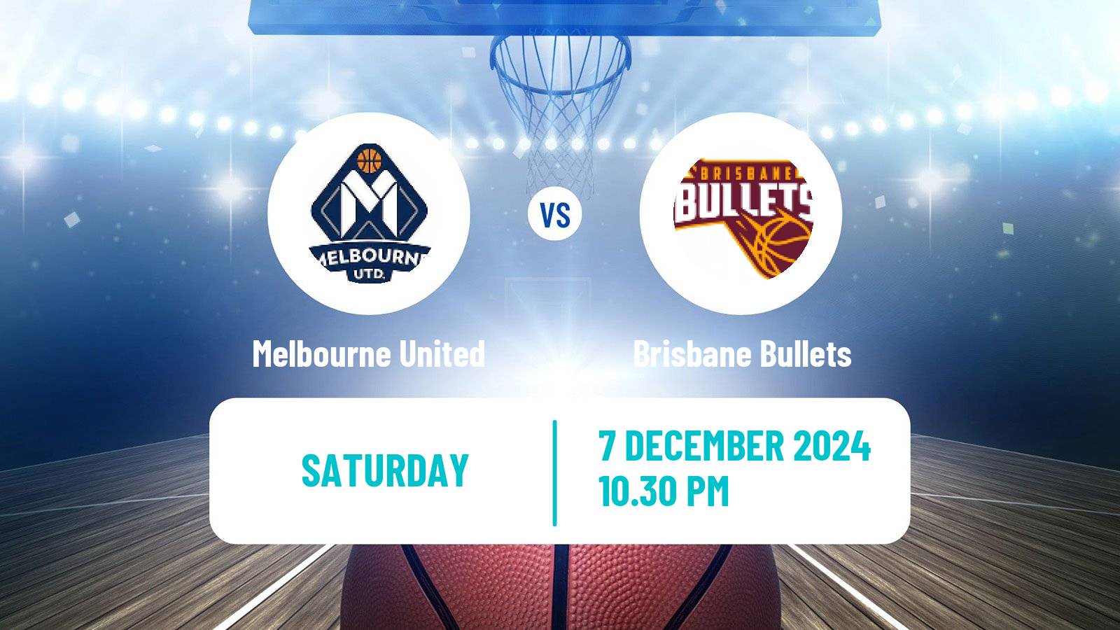 Basketball Australian NBL Melbourne United - Brisbane Bullets