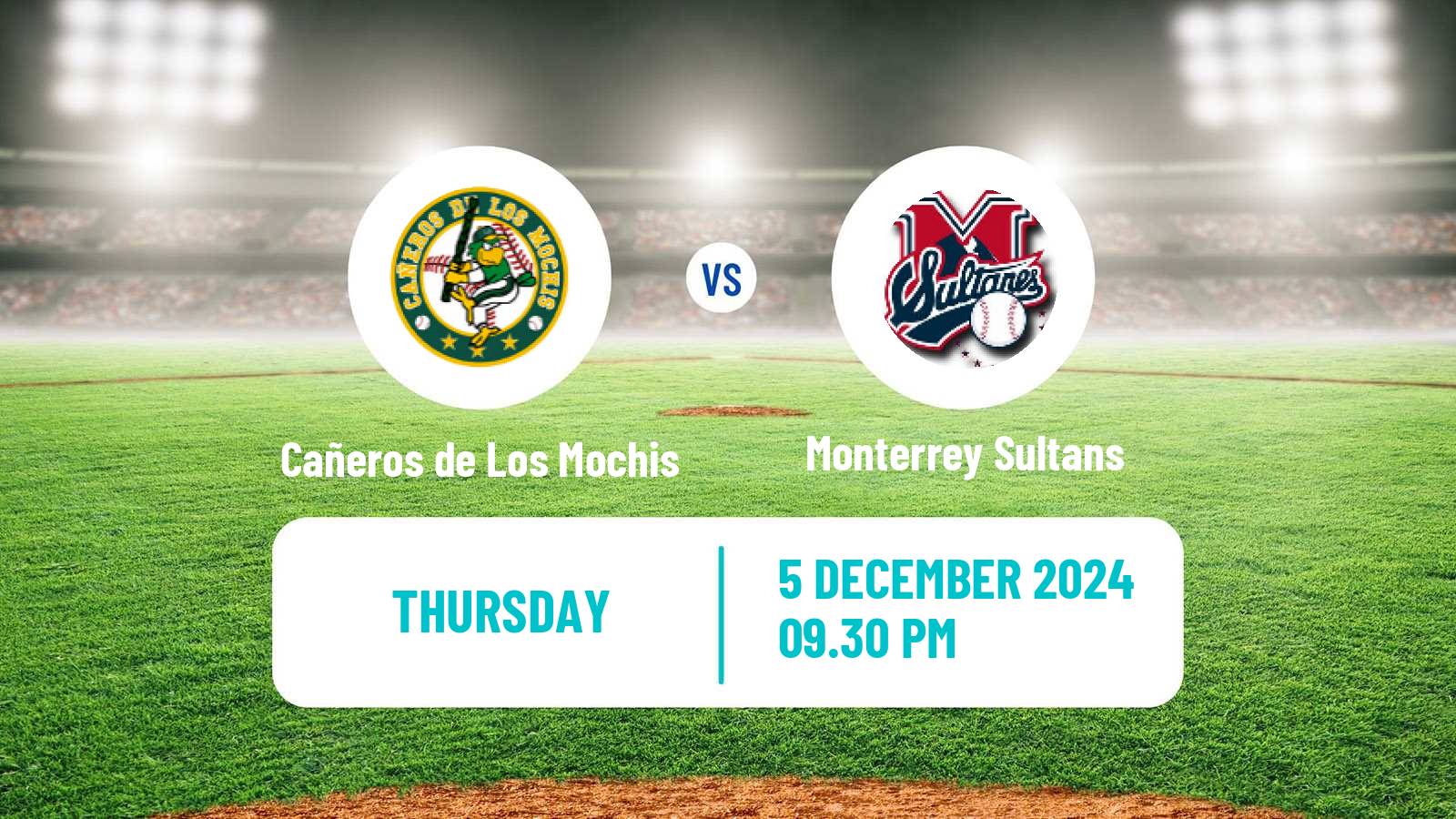 Baseball LMP Cañeros de Los Mochis - Monterrey Sultans