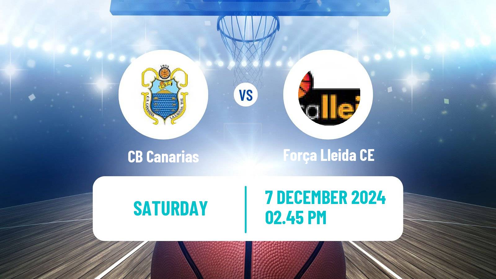 Basketball Spanish ACB League Canarias - Força Lleida CE