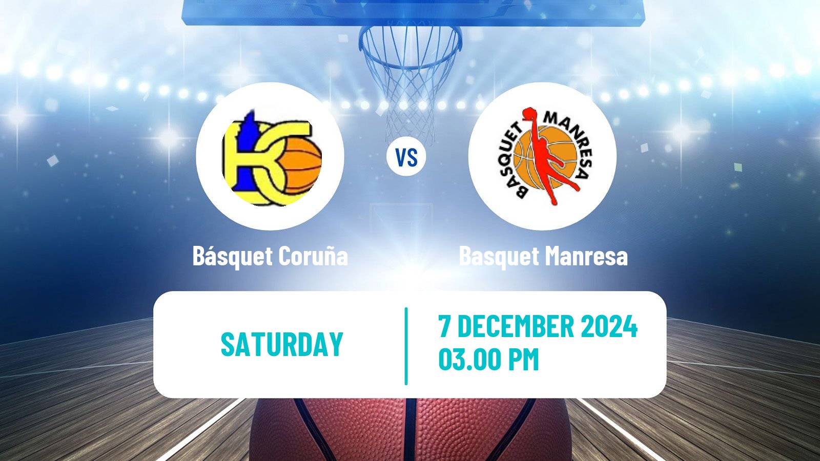 Basketball Spanish ACB League Básquet Coruña - Basquet Manresa