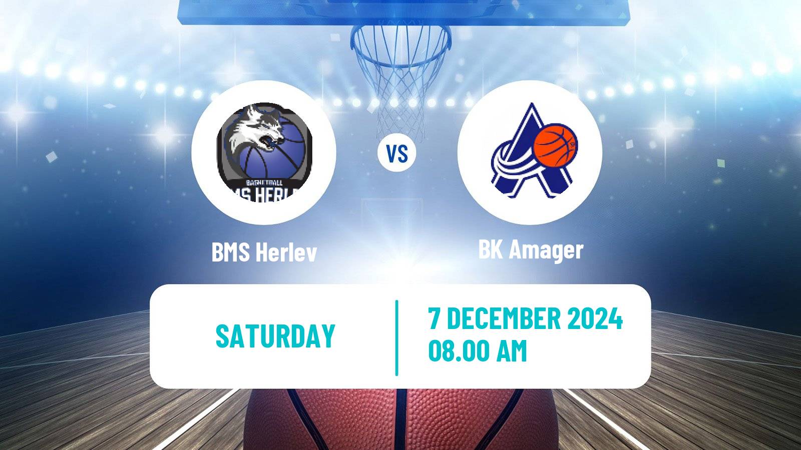 Basketball Danish Basketligaen BMS Herlev - Amager