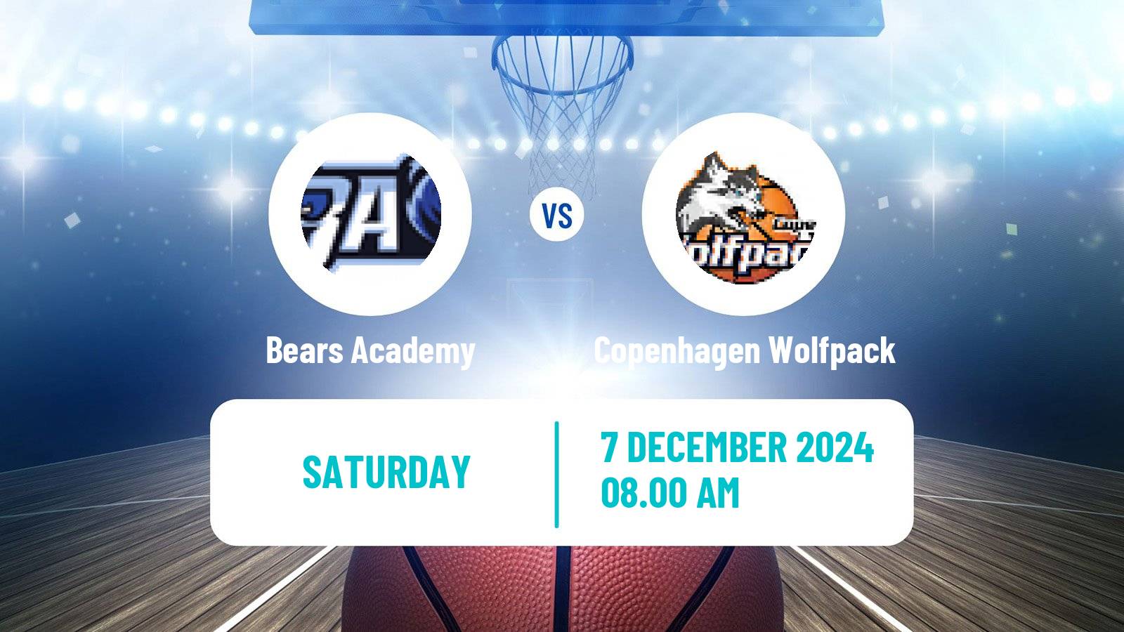 Basketball Danish Basketligaen Bears Academy - Copenhagen Wolfpack