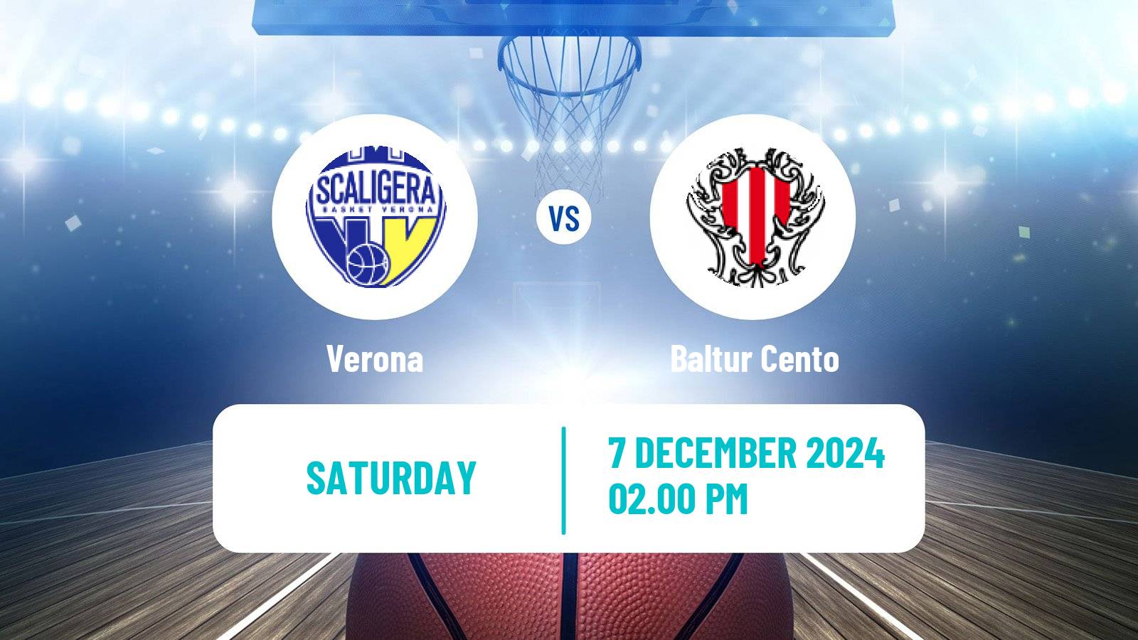 Basketball Italian Serie A2 Basketball Verona - Baltur Cento