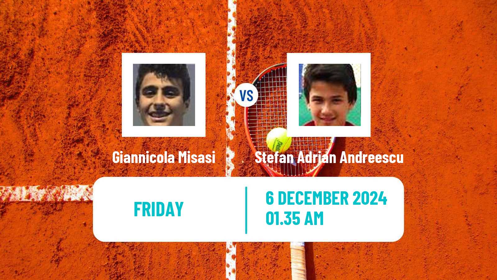 Tennis ITF M15 Antalya 18 Men Giannicola Misasi - Stefan Adrian Andreescu