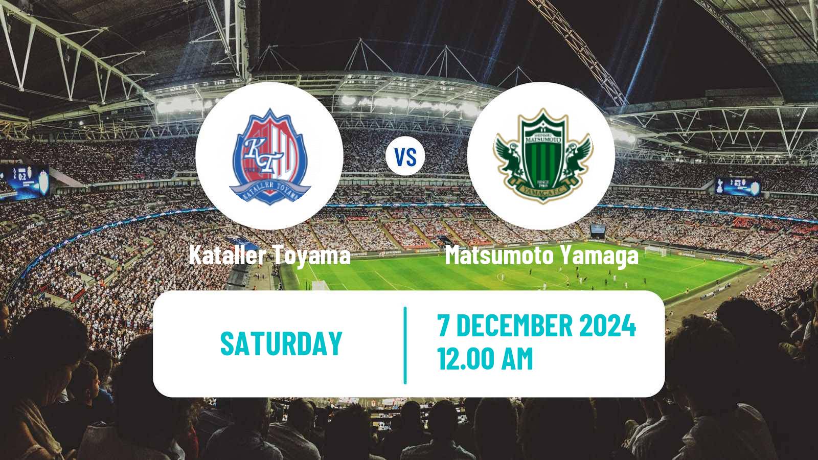 Soccer Japan J3 League Kataller Toyama - Matsumoto Yamaga