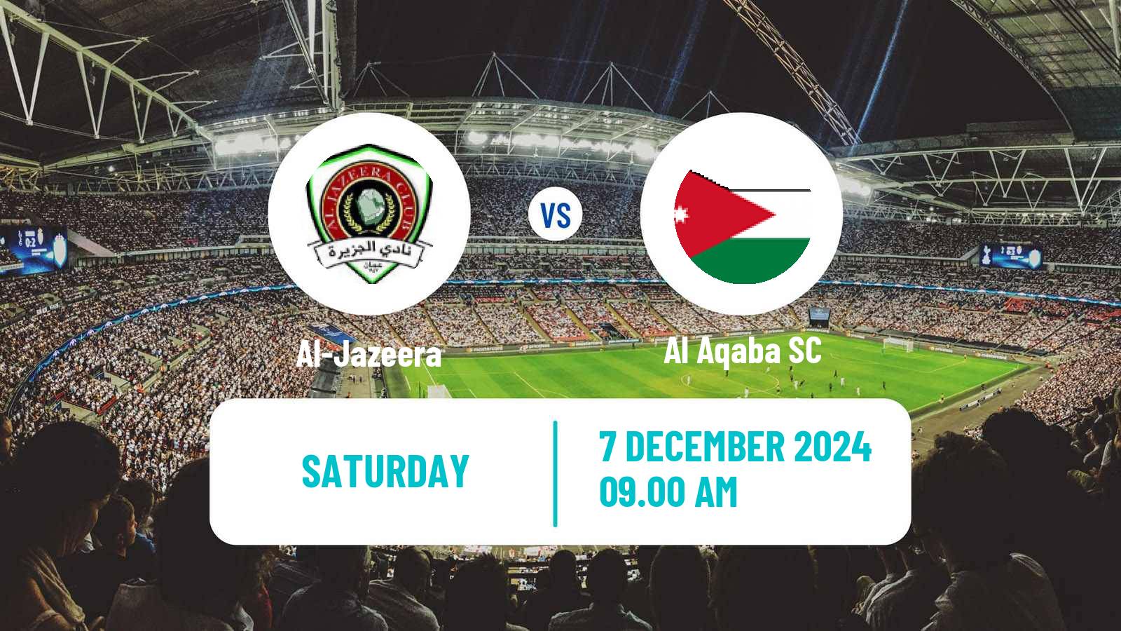 Soccer Jordan Premier League Al-Jazeera - Al Aqaba