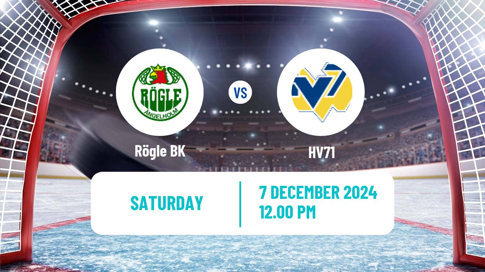 Hockey SHL Rögle - HV71