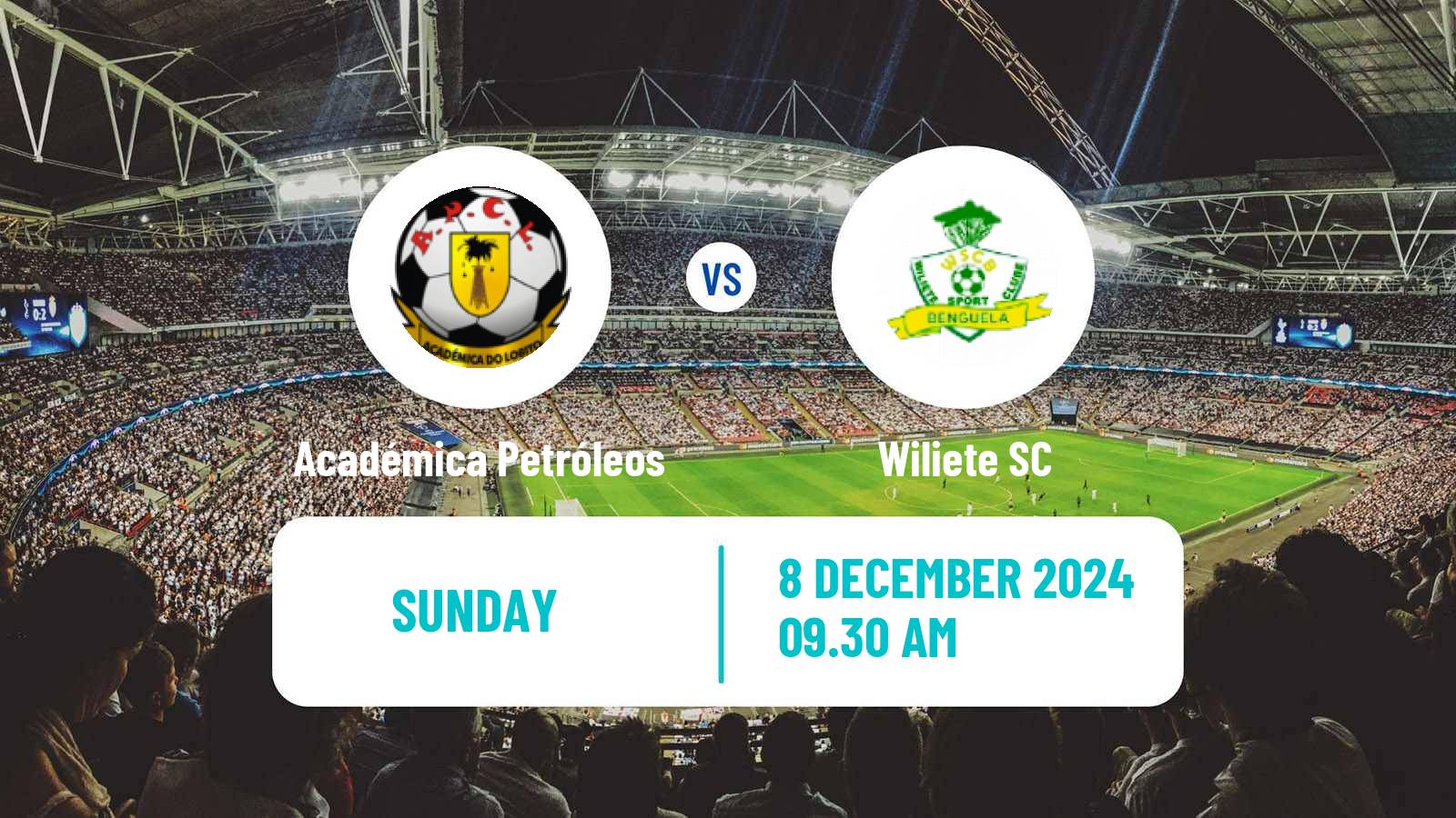 Soccer Angolan Girabola Académica Petróleos - Wiliete