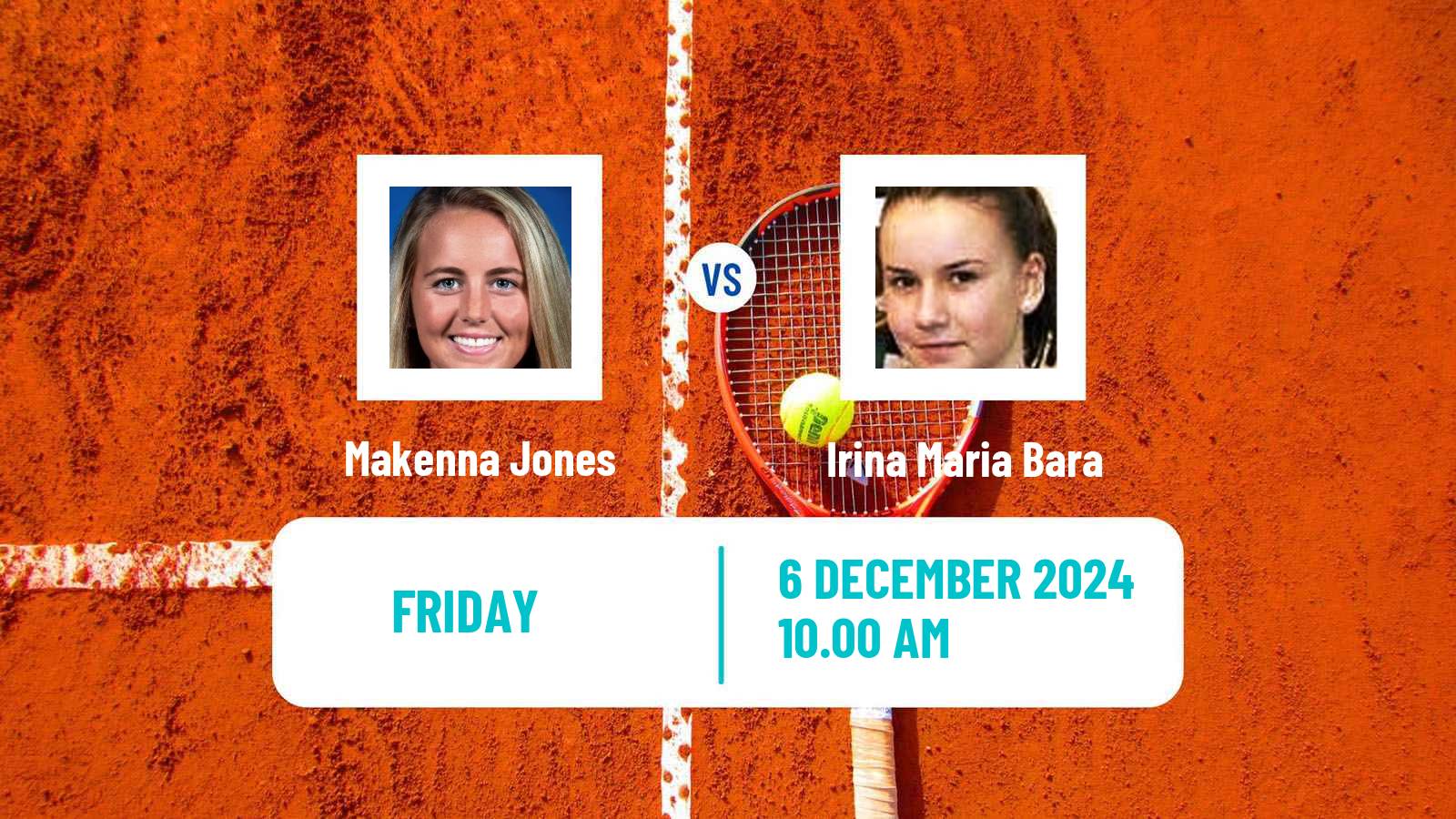 Tennis ITF W50 Tampa Fl Women Makenna Jones - Irina Maria Bara