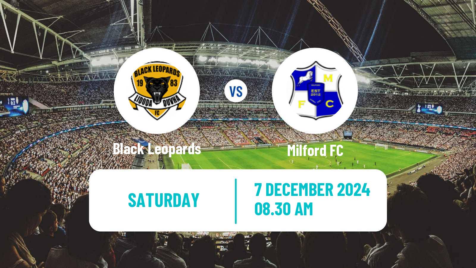 Soccer South African First Division Black Leopards - Milford