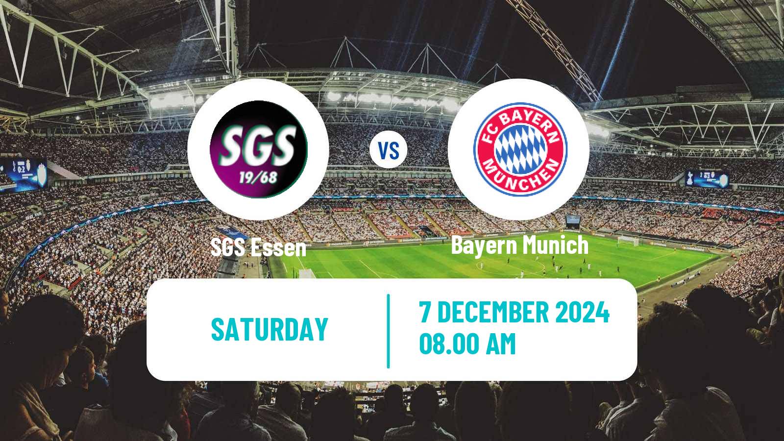 Soccer German Bundesliga Women SGS Essen - Bayern Munich