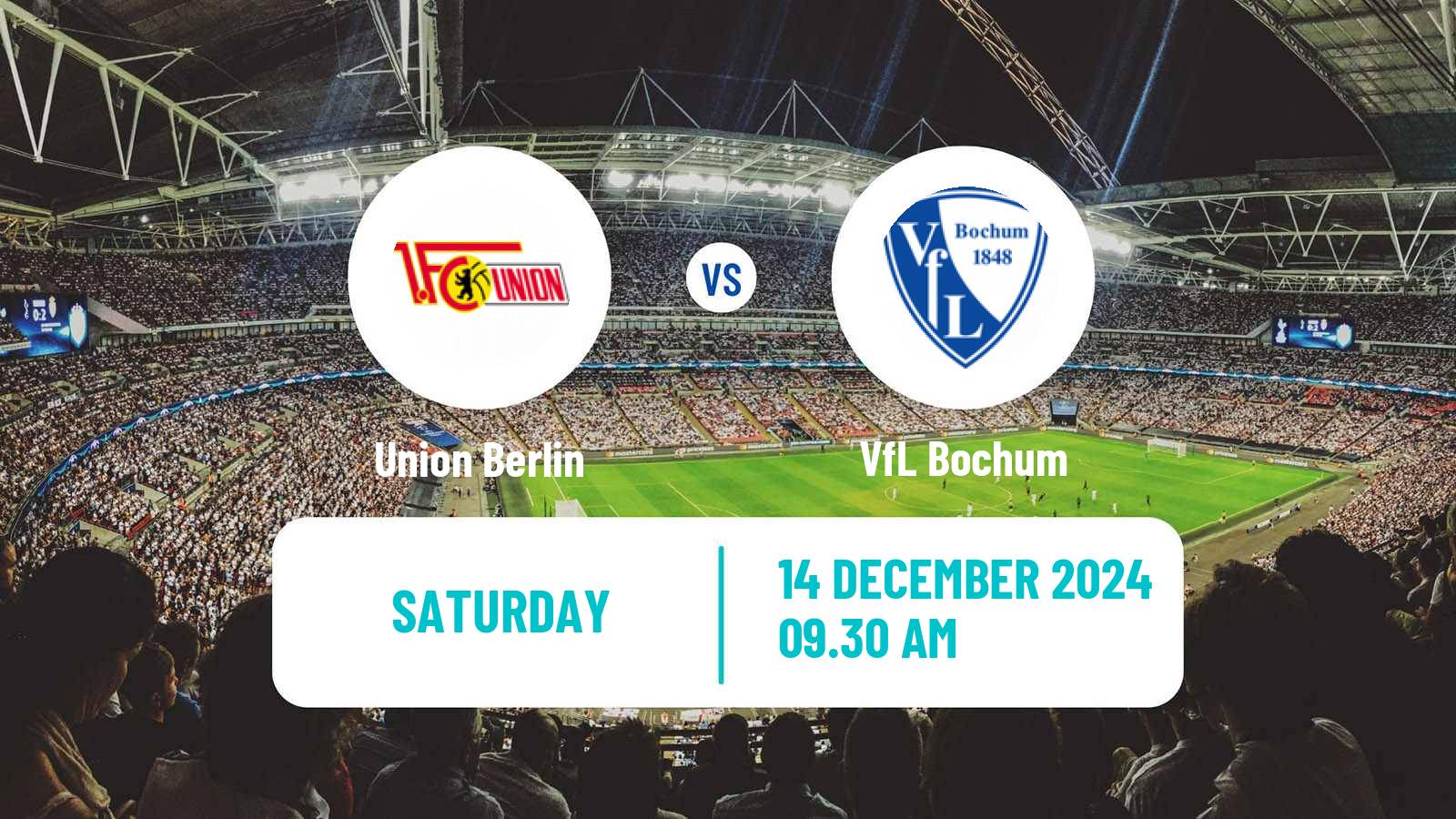 Soccer German Bundesliga Union Berlin - Bochum